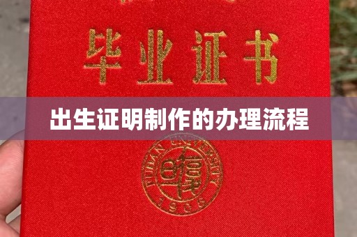 柳江出生证明制作的办理流程
