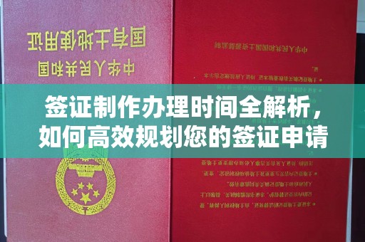 柳江签证制作办理时间全解析，如何高效规划您的签证申请流程