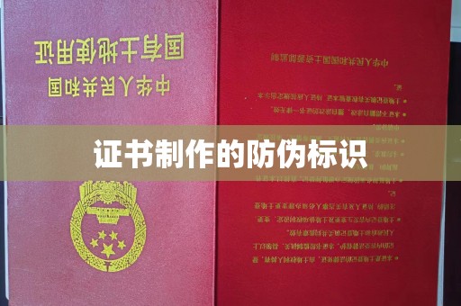 柳江证书制作的防伪标识